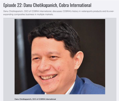 CW Podcast, Episode 22: Danu Chotikapanich, Cobra International